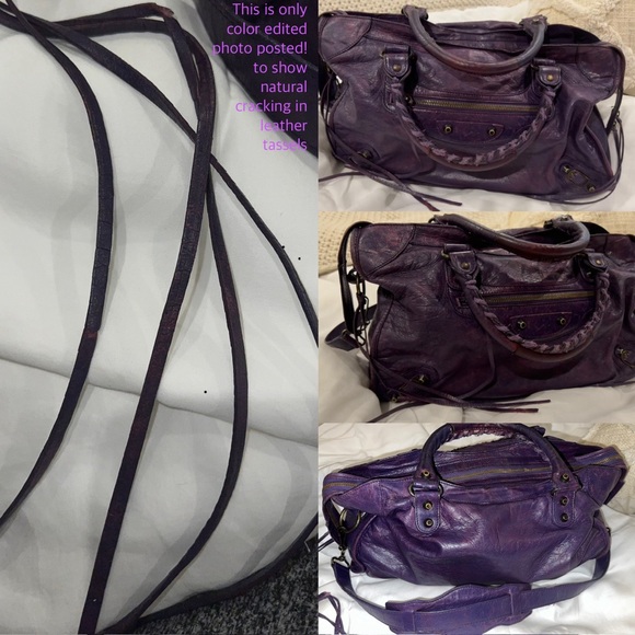 Balenciaga // Agneau Classic Hardware City Bag Sapphire fw08 - Picture 6 of 15